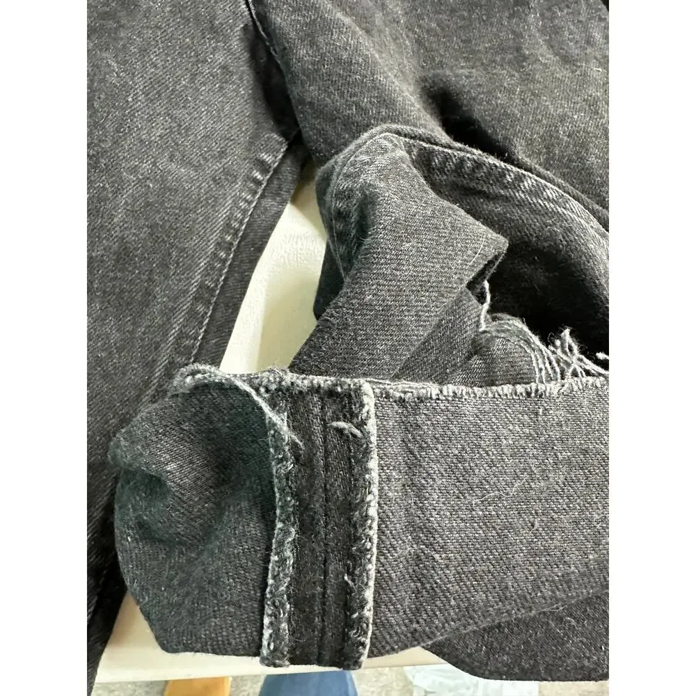 Vtg‎ Levi's 501 1980s Denim Jeans Men 30x31 Button Fly Raw Hem Made in USA #552